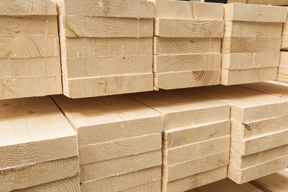 wood pine timber for construction buildings
